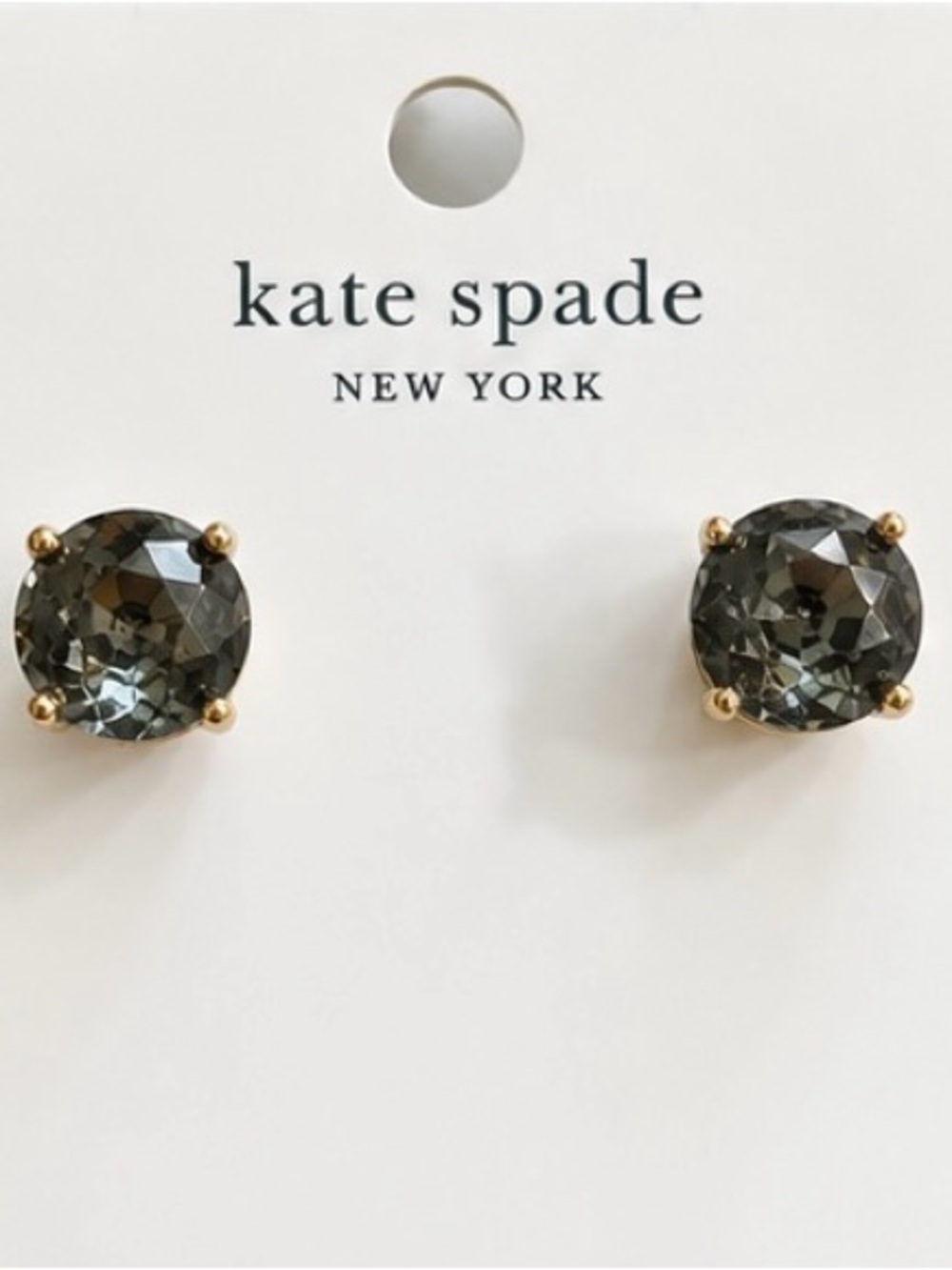 Kate spade black studs new